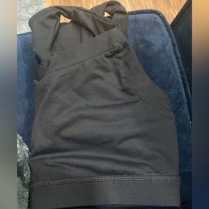 Torrid zip black sports bra